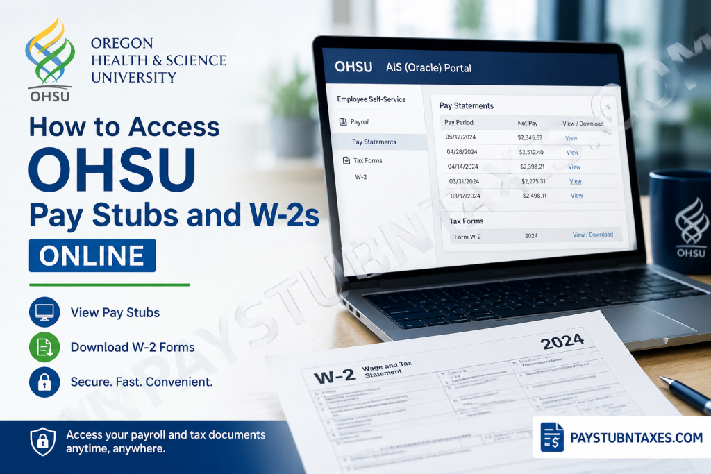 How to Access OHSU Pay Stubs and W-2s Online