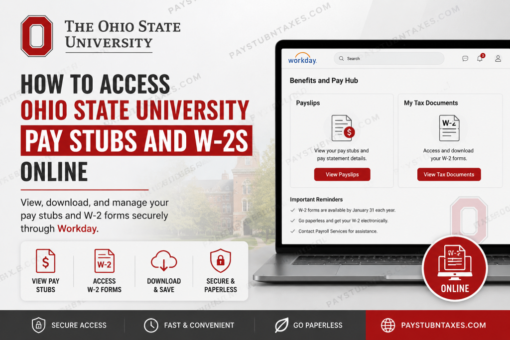 How to Access Ohio State University Pay Stubs and W2s Online