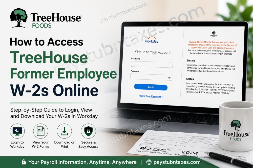 How to Access TreeHouse Former Employee W-2s Online