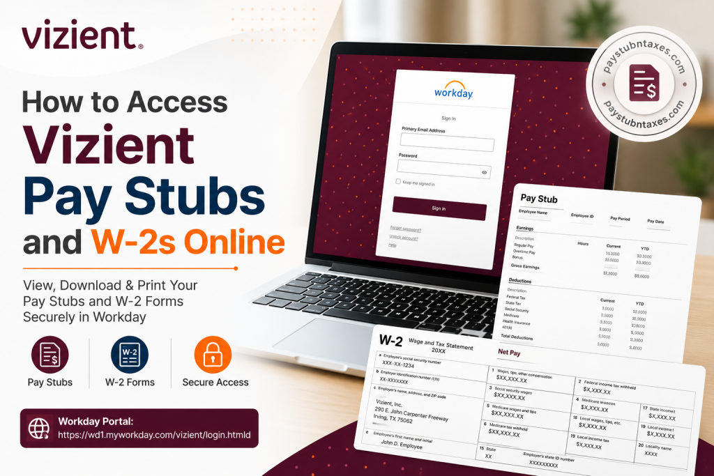 How to Access Vizient Pay Stubs and W-2s Online