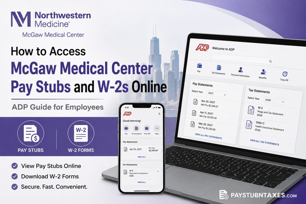 How to Access McGaw Medical Center Pay Stubs and W-2s Online