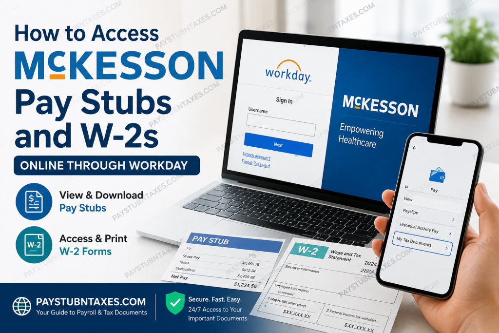 How to Access McKesson Pay Stubs and W-2s Online