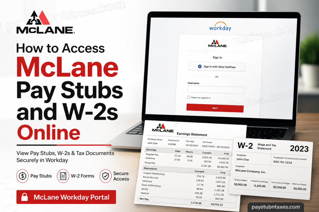 How to Access McLane Pay Stubs and W-2s Online