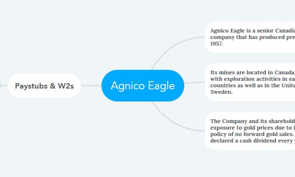 Agnico Eagle Pay Stubs