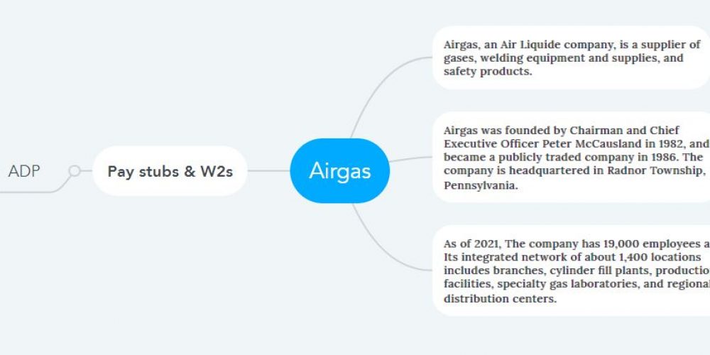 Airgas Pay Stubs & W2s